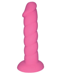 Rock Candy Suga-daddy 9.5" Dildo - Pink - THE FETISH ACADEMY 