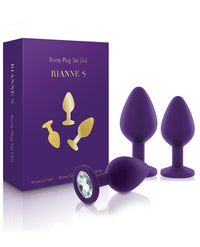 Rianne S Booty Plug Set 3x - Purple - THE FETISH ACADEMY 