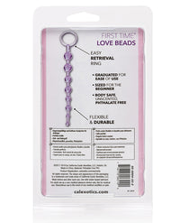 First Time Love Beads - Purple - THE FETISH ACADEMY 