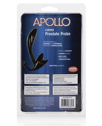 Apollo Curved Prostate Probe - Black - THE FETISH ACADEMY 