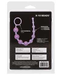 X-10 Beads - Purple - THE FETISH ACADEMY 