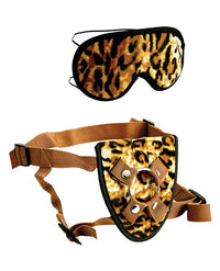 Furplay Harness & Mask - Brown Tiger - THE FETISH ACADEMY 
