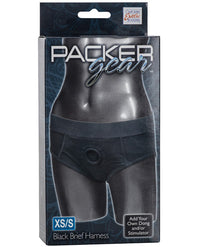 Packer Gear Brief Harness Xs-s - Black - THE FETISH ACADEMY 