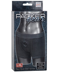 Packer Gear Boxer Harness L-xl - Black - THE FETISH ACADEMY 
