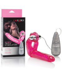 The Ultimate Triple Stimulator Flexible Dong W-cock Ring - THE FETISH ACADEMY 