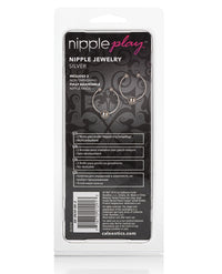 Nipple Play Nipple Jewelry - Silver - THE FETISH ACADEMY 
