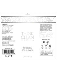 Sensuva Think Clean Thoughts Toy Cleaner - 4.2 Oz - THE FETISH ACADEMY 