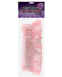 Night To Remember Garter By Sassigirl - Pink - THE FETISH ACADEMY 