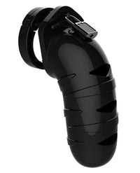 Shots Man Cage Chastity 5.5" Cock Cage Model 5 - Black - THE FETISH ACADEMY 