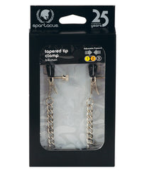 Spartacus Adjustable Tapered Tip Clamps - W-link Chain - THE FETISH ACADEMY 