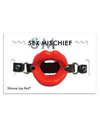 Sex & Mischief Silicone Lips - Red - THE FETISH ACADEMY 
