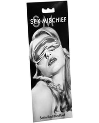 Sex & Mischief Satin Blindfold - Red - THE FETISH ACADEMY 