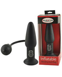 Malesation Vibrating Inflatable Butt Plug - THE FETISH ACADEMY 