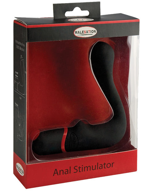 Malesation Anal Stimulator - Black - THE FETISH ACADEMY 