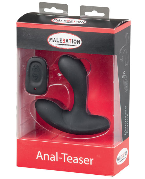 Malesation Remote Control Anal Teaser - 8 Functions Black - THE FETISH ACADEMY 