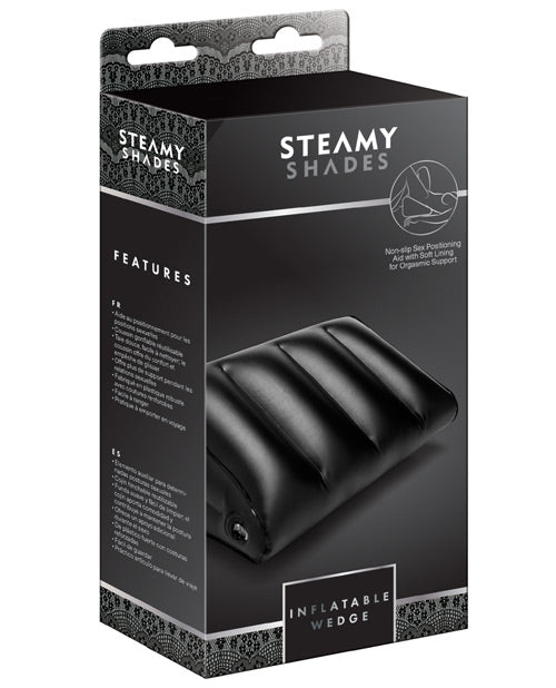 Steamy Shades Inflatable Wedge - THE FETISH ACADEMY 