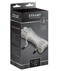Steamy Shades Rope - Silver - THE FETISH ACADEMY 
