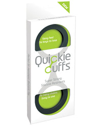 Quickie Cuffs Large - Black - THE FETISH ACADEMY 
