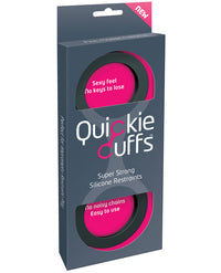 Quickie Cuffs Medium - Black - THE FETISH ACADEMY 