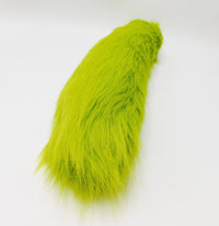 20" FAUX Fox Fur Clip on Tail - Green - TFA