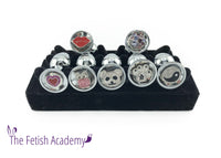 Amethyst Bedazzled Stainless Steel Bling Plug - Fetish Academy Exclusive - THE FETISH ACADEMY 
