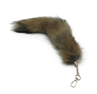 14" Genuine Red Fox Clip on Tail with Key Chain - TFA