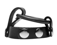 Leather Cock Ring Harness - TFA