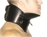 Strict Leather BDSM Posture Collar - TFA