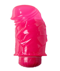 Pink Vibrating 6.75 inch Jelly Dong - TFA