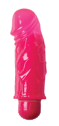 Pink Vibrating 6.75 inch Jelly Dong - TFA