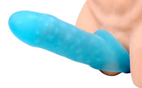 SexFlesh Blue Baller Silicone Blend XL Penis Extender - TFA