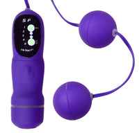 5 Function Purple Vibrating Pleasure Beads - TFA