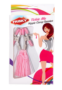 Tickle Me Pink Nipple Clamp Tassels - TFA