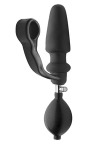 Exxpander Inflatable Plug with Cock Ring and Removable Pump - TFA