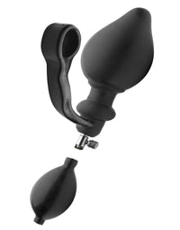 Exxpander Inflatable Plug with Cock Ring and Removable Pump - TFA