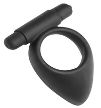 Vibro Silicone Cock Ring with Taint Teaser - TFA