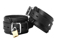 Black Premium Leather Bondage Essentials Kit - TFA