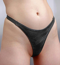 Spiked Leather Thong Panties - TFA