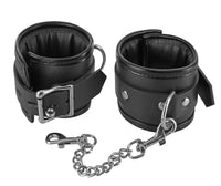 Locking Padded Wrist Cuffs with Chain - TFA