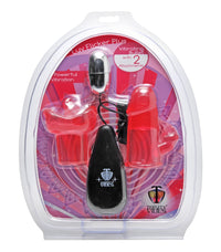 Luv Flicker Plus Vibrating Bullet with Attachments - TFA