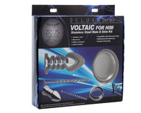 Zeus Deluxe Series Voltaic For Him Stainless Steel Male E-stim Kit - TFA