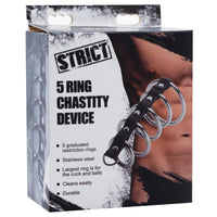 5 Ring Chastity Device - TFA