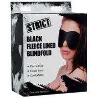 Black Fleece Lined Blindfold - TFA
