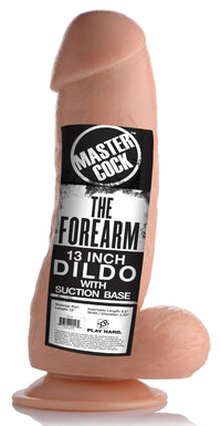 The Forearm 13 Inch Dildo with Suction Base Flesh - TFA