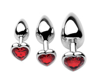 Chrome Hearts 3 Piece Anal Plugs with Gem Accents - TFA