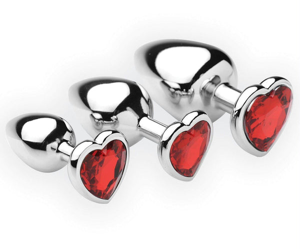 Chrome Hearts 3 Piece Anal Plugs with Gem Accents - TFA