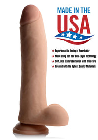 11 Inch Ultra Real Dual Layer Suction Cup Dildo - TFA