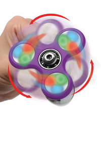 Light Up Fidget Spinner Anal Plug - THE FETISH ACADEMY 