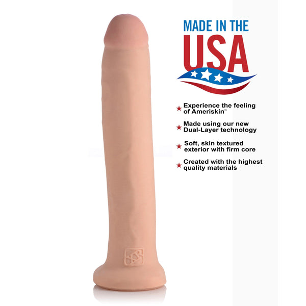 12 Inch Ultra Real Dual Layer Suction Cup Dildo without Balls - THE FETISH ACADEMY 