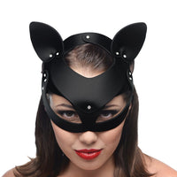 Bad Kitten Leather Cat Mask - THE FETISH ACADEMY 